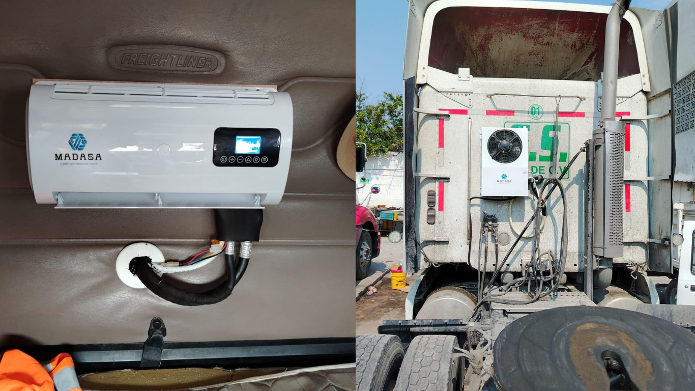 Aire Acondicionado Eléctrico Autónomo para Camión de Carga Pesada