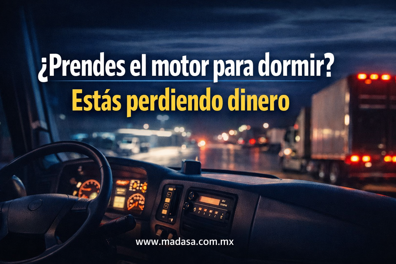 ¿Prendes el motor para dormir? Estás perdiendo dinero